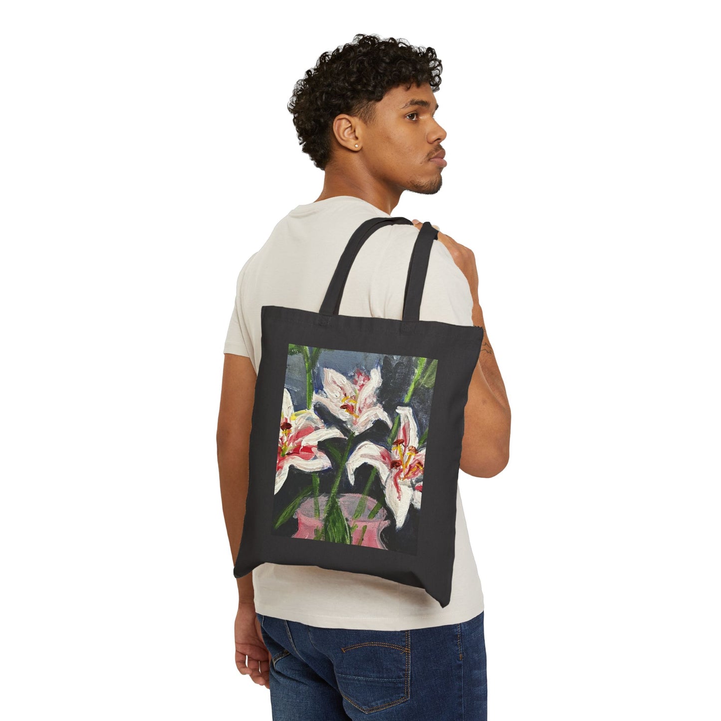 Lily Flower Tote