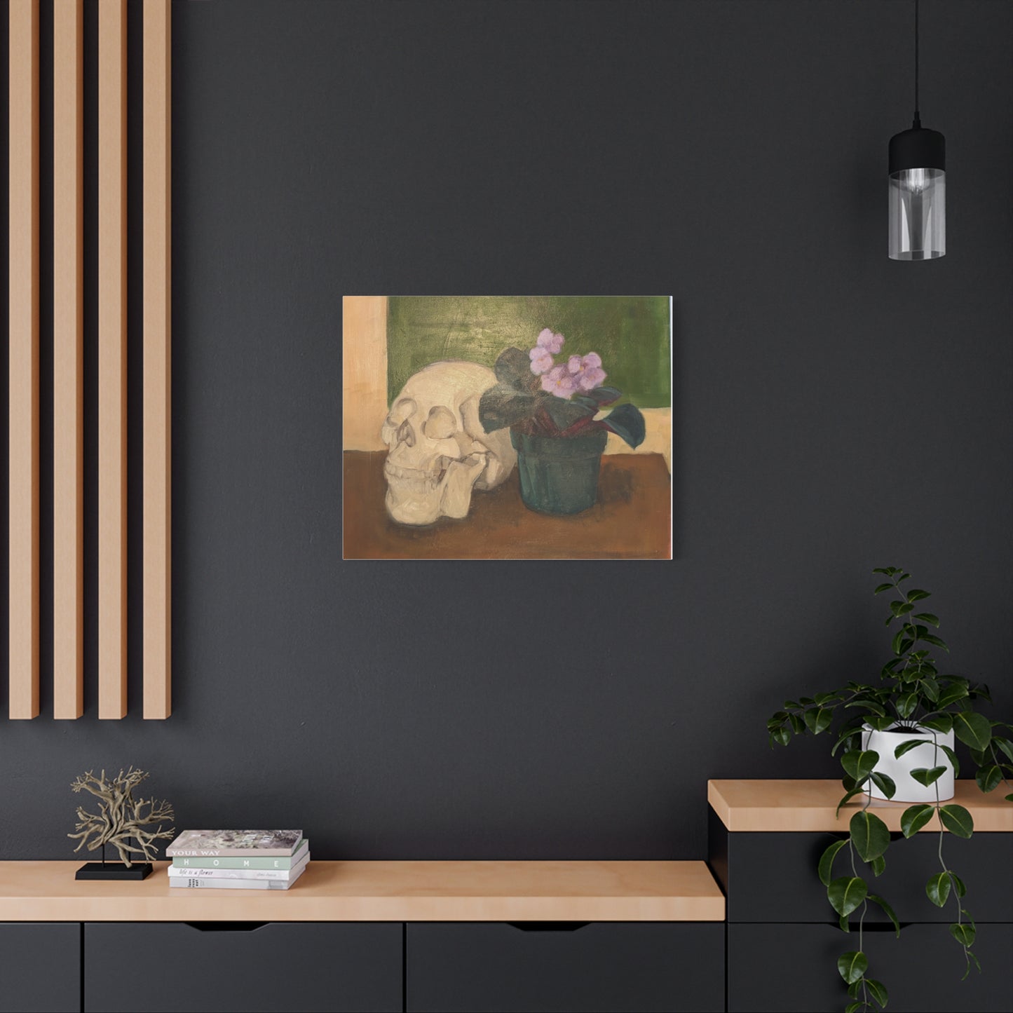 Skull and Violets