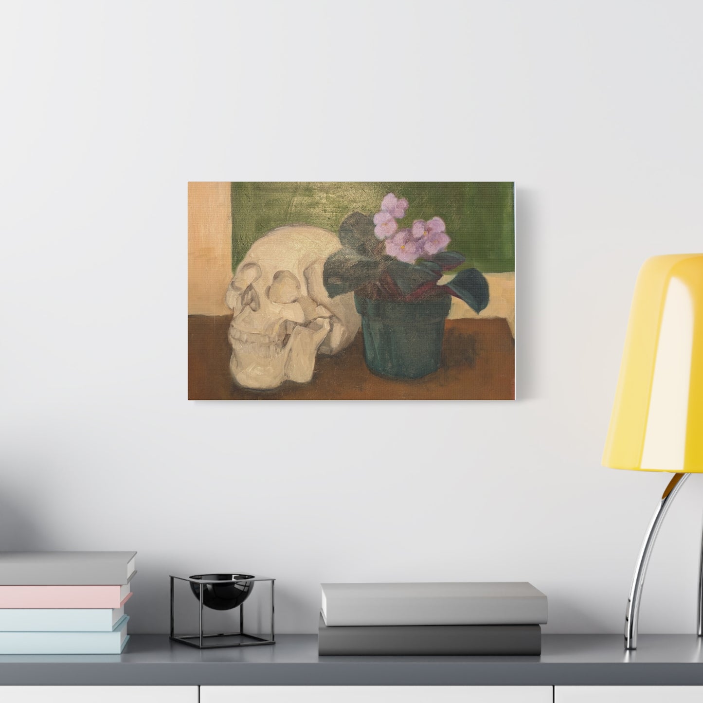 Skull and Violets
