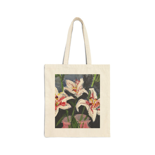 Lily Flower Tote