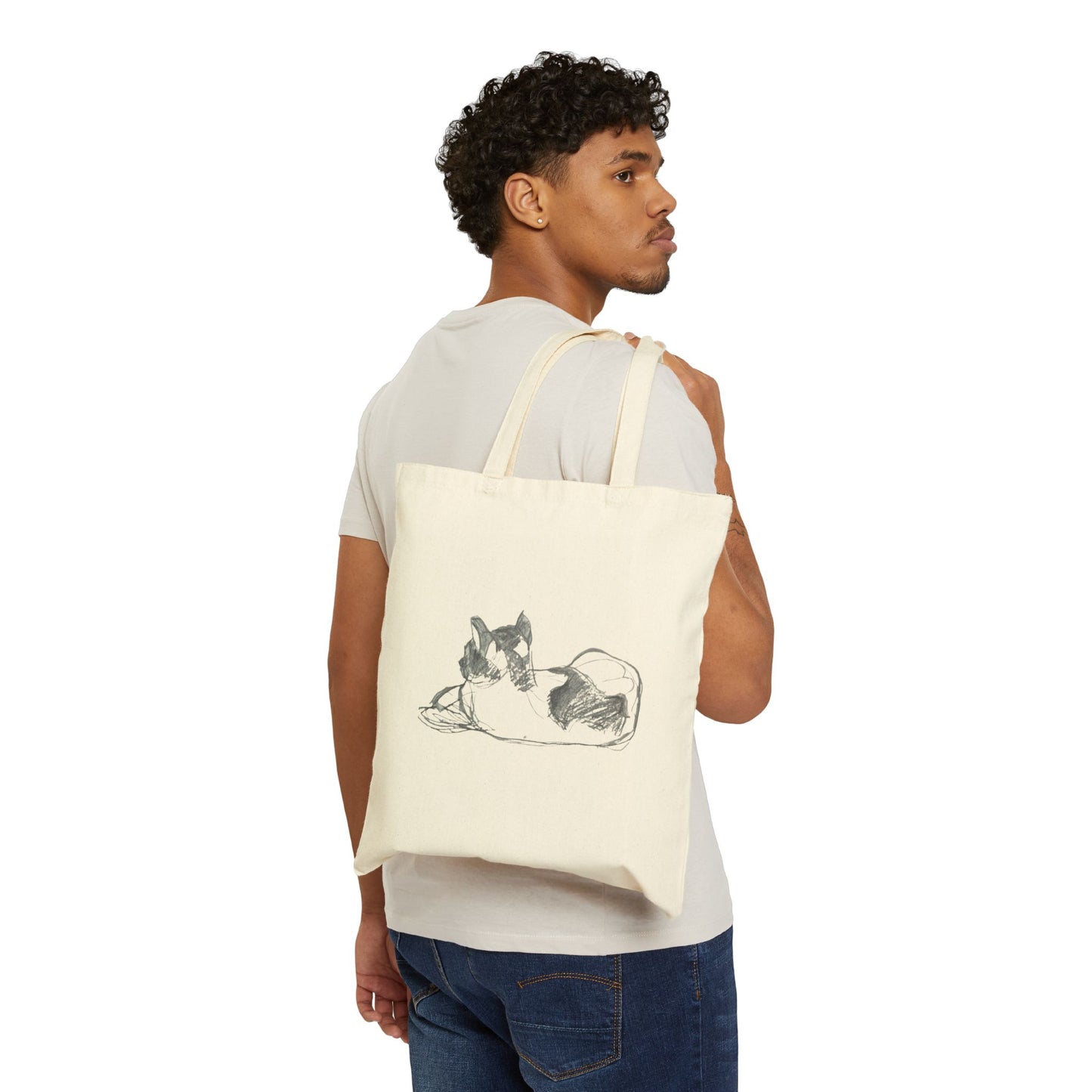 Cat Sketch Tote